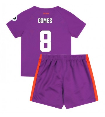 Wolves Joao Gomes #8 Tredje Kläder Barn 2024-25 Kortärmad (+ Korta byxor)